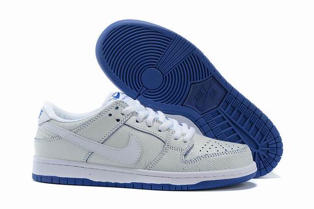 Cheap Nike Dunk Sb Men's Shoes White Blue-49 - Click Image to Close